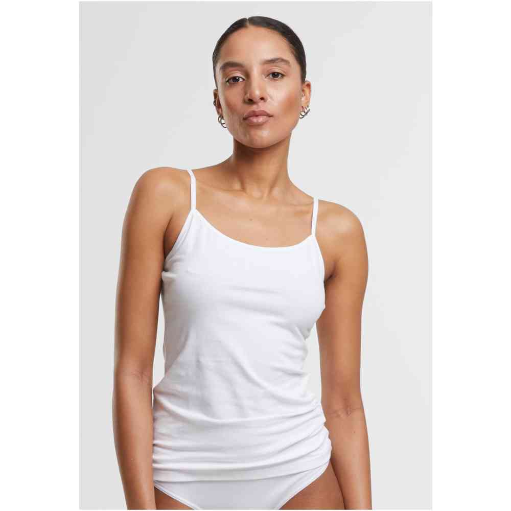 Urban Classics - Basic Cotton 2Pack Tanktop - White/White